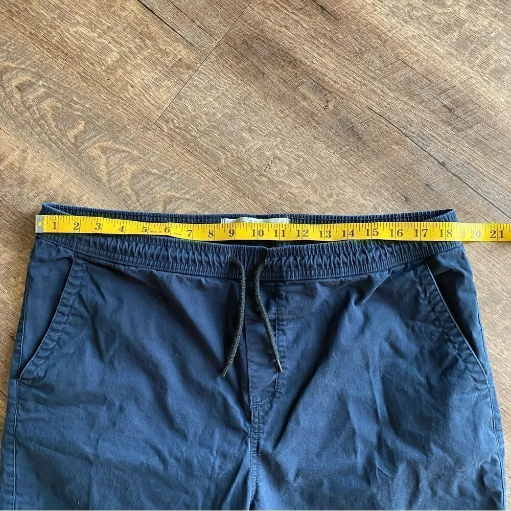 PD&C Shorts Navy XXL Cotton Stretch Elastic Waist Pull On